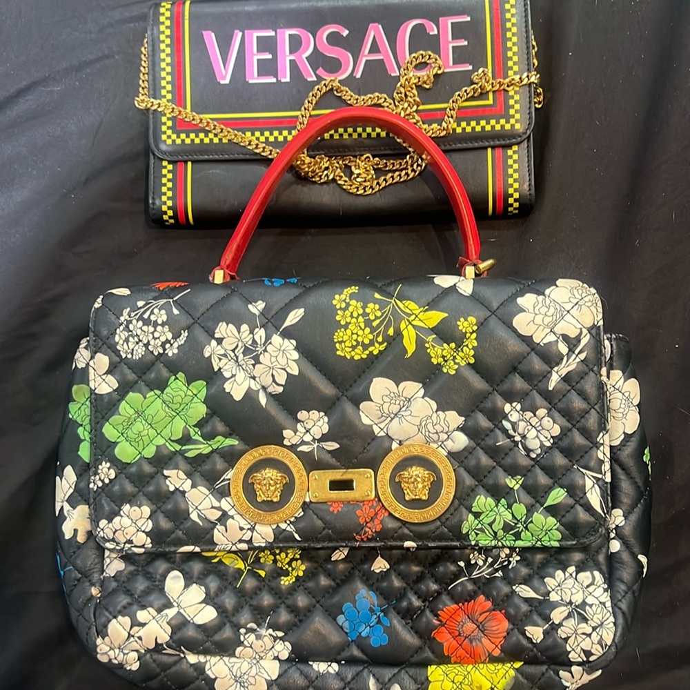 2 authentic Versace handbag